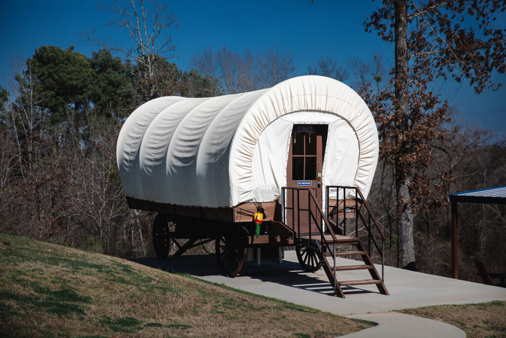 Sleep in a Conestoga Wagon - Just One of the Unique Ways to Stay Here