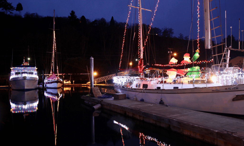 Holiday events in Gulfport showcase decorated boats along the Mississippi Gulf Coast