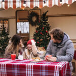 Family enjoying the holidays at a Streamside RV Park