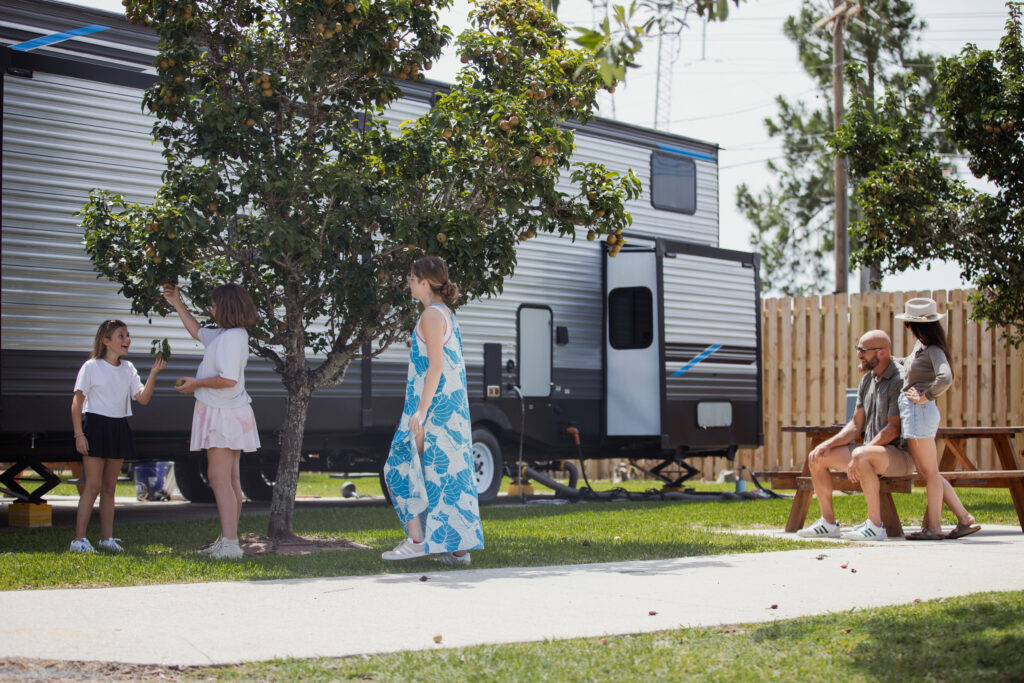 New RV owners at Bayberry RV Park in Gulfport MS with full hookups