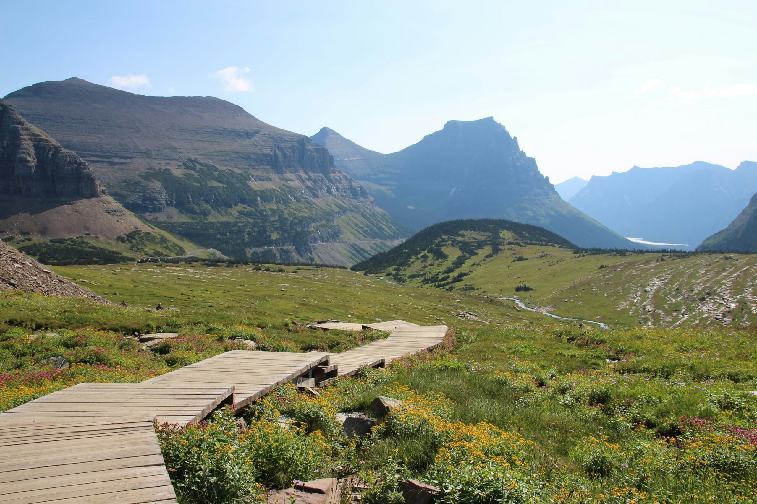 Hidden lake overlook in Glacier National Park - A perfect day trip from Moose Creek RV Resort